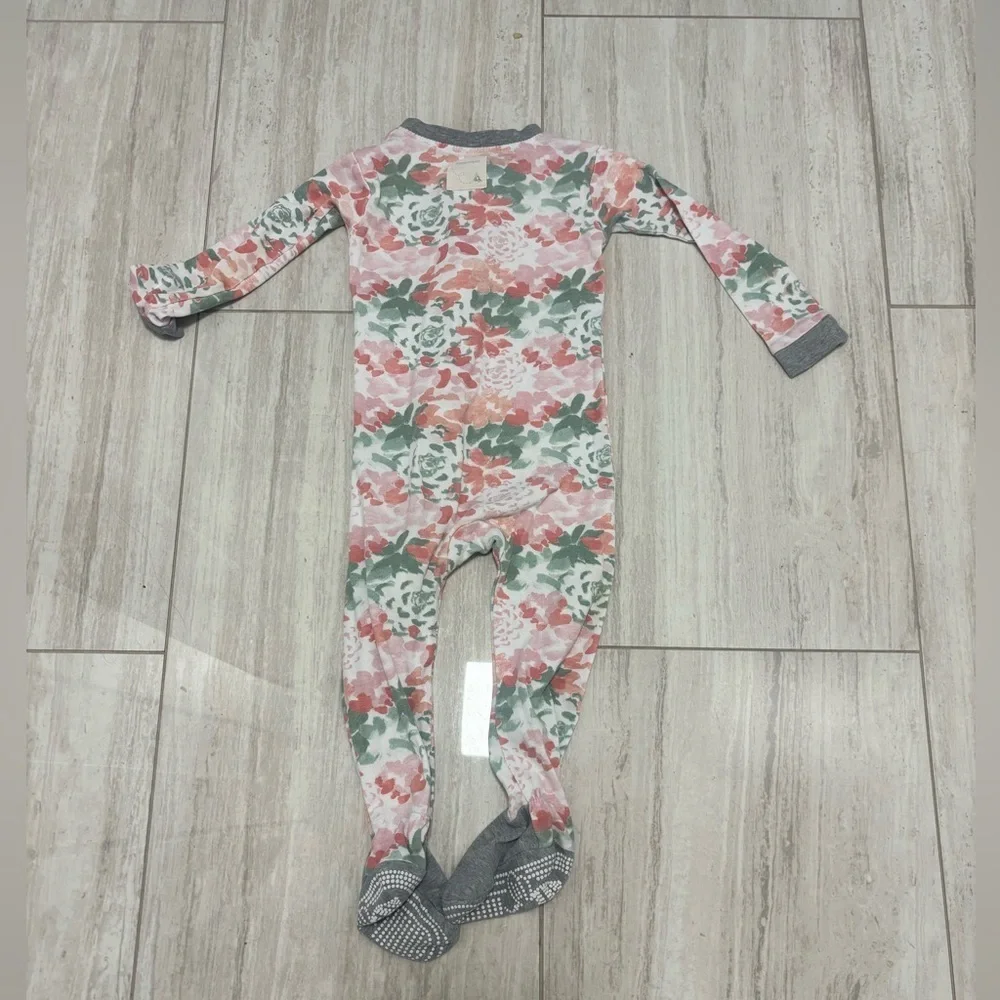 Burt's Bees Baby Tossed Succulent Footed Coverall Organic Cotton One Piece 24M